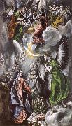 El Greco The Annuciation painting